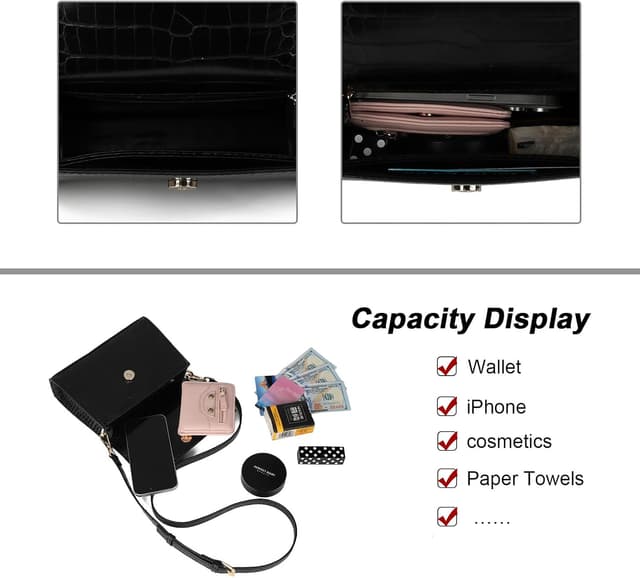 Detalle 2 de AFKOMST croc hobo bag, 20 cm