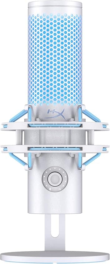 Detalle de HyperX Quadcast 2 Frost — micrófono USB para streaming 🎤