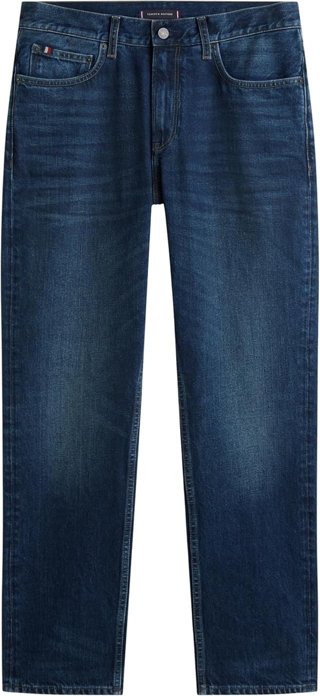 Detalle 1 de Tommy Hilfiger Men’s Regular Mercer Rgd Trey Indigo Jeans (MW0MW41887)