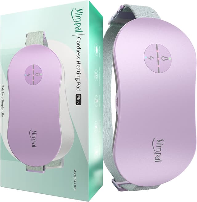 Detalle de Slimpal Slimpal Heating Pad (Cordless Electric Heat Pad) – Purple