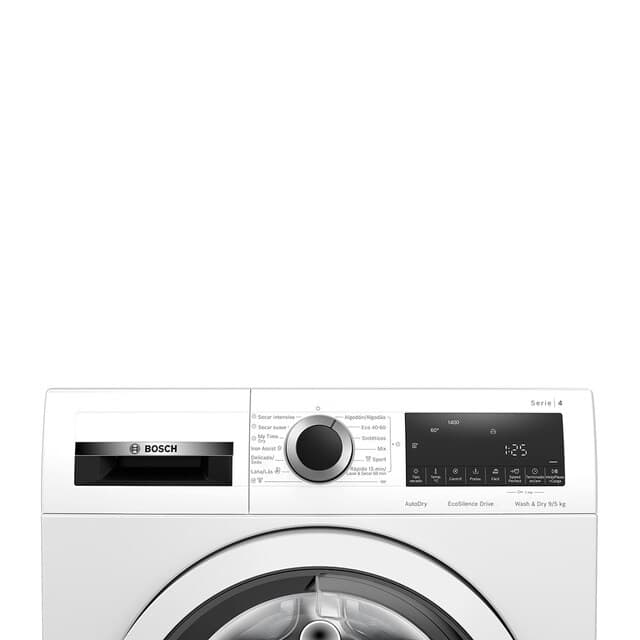 Detalle de Bosch WNA13401ES Lavadora Secadora 9kg, Motor Ecosilence 💧