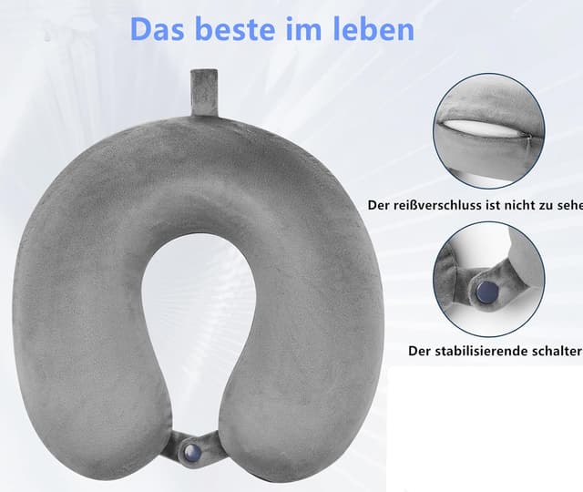 Thumbnail 4 de kierain Nackenkissen Reisekissen aus Memory Foam