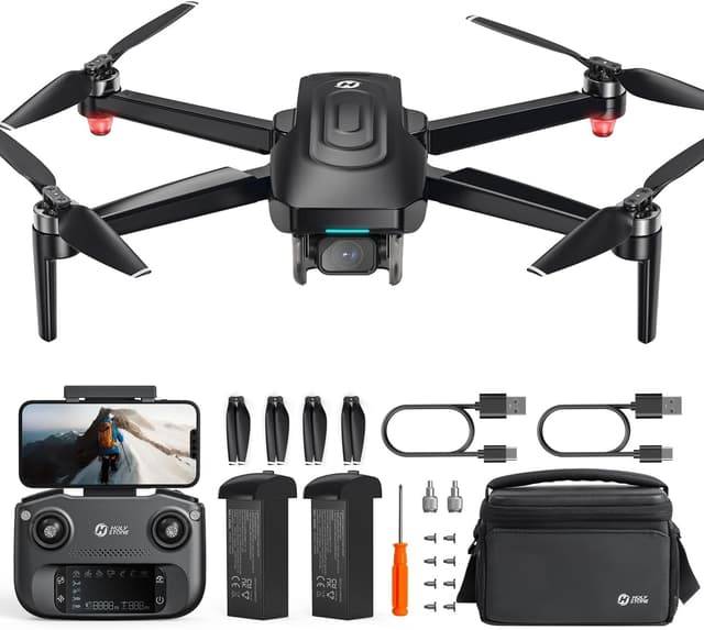 Detalle de Holy Stone HS175G GPS-Drohne mit 4K EIS Kamera, Follow Me und bis zu 60 Min Flugzeit (unter 249 g, C0)