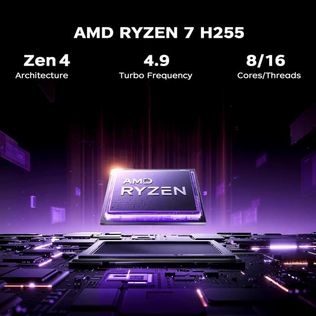 Detalle de Tivique RX16 Gaming Ryzen 7 fino a 4,9 GHz