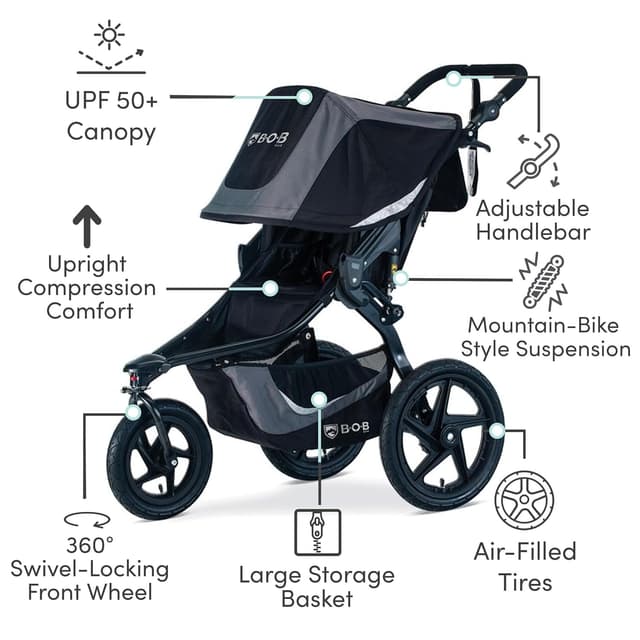 Thumbnail 2 de Bob Gear Revolution Flex 3.0 Jogging Stroller