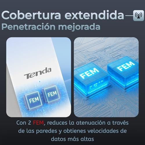 Thumbnail 3 de Tenda Repetidor WiFi AC1200 🌐 Cobertura hasta 150 m²