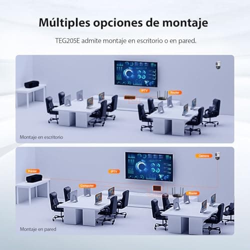 Thumbnail 5 de Tenda TEG205E Switch gestionado Gigabit 5 puertos