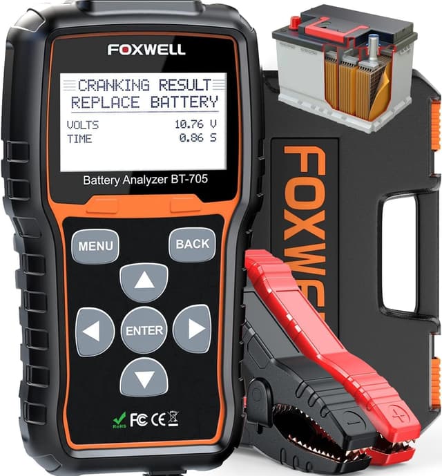 Imagen de FOXWELL BT705 12V/24V Battery Tester 100–2000CCA en OfertitasTOP
