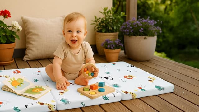 Detalle 2 de Totsy Baby Materasso lettino pieghevole neonato 60x120 cm Galaxy