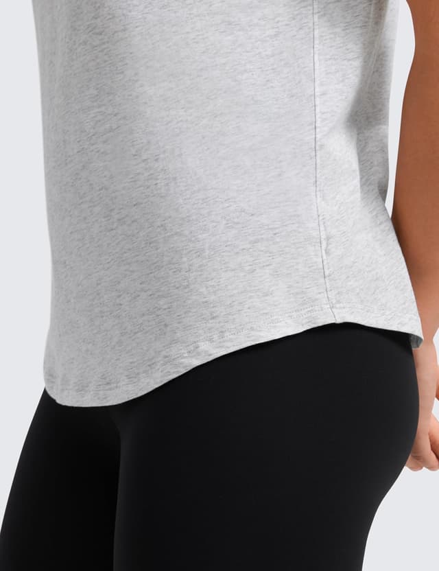 Detalle 2 de CRZ YOGA Camicie a maniche corte in cotone Pima con vestibilità ampia