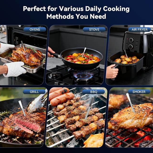 Thumbnail 6 de Smart Wireless Meat Thermometer 2 Probes 🍖