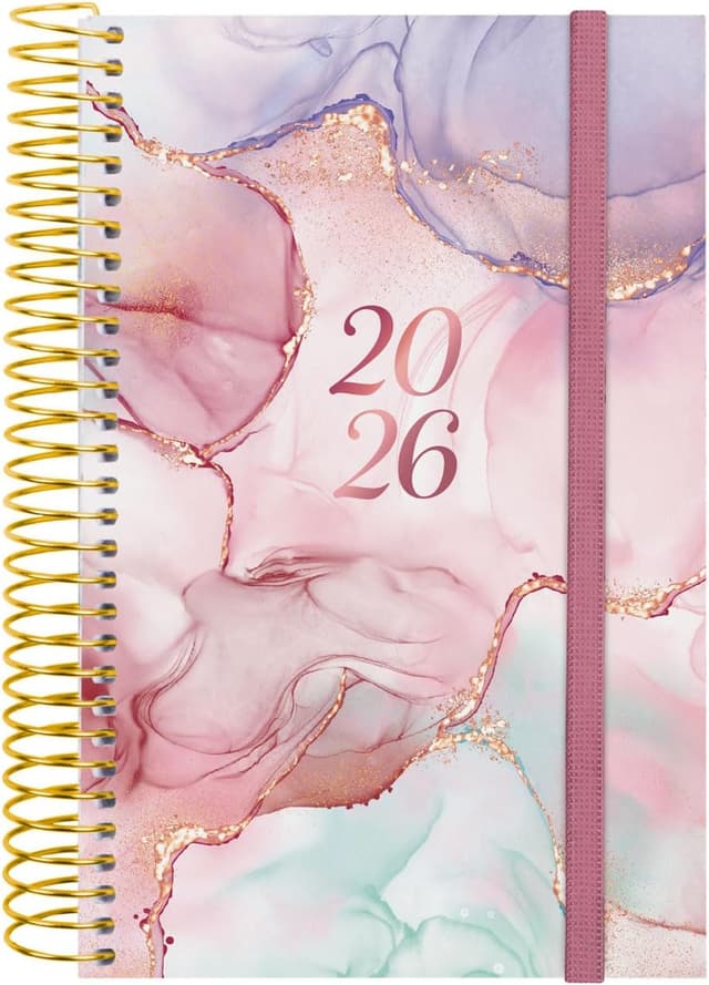 Detalle de Finocam Agenda Espiral 2026 1 Día Página