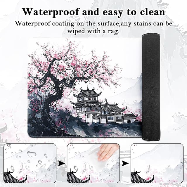 Thumbnail 6 de Yimomoyi Mauspad XXL 900x400 mm (E90) mit vernähten Kanten – für Gaming, Arbeit & Studium