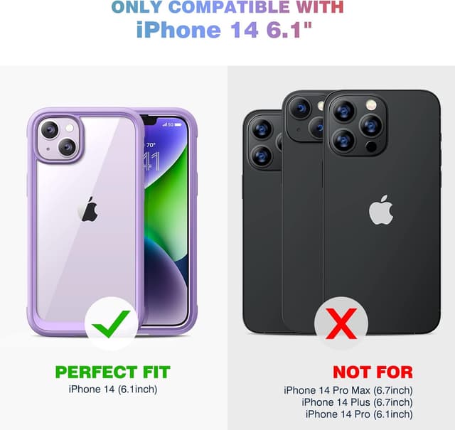 Thumbnail 6 de Diaclara iPhone 14 6.1-inch Full-Body Case with Screen Protector