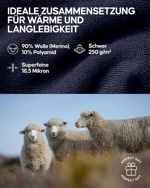 Thumbnail 6 de DANISH ENDURANCE Merino Thermounterwäsche Herren – Thermo-Set