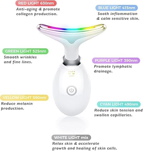 Detalle 2 de 2025 Skin Tightening Face Massager with EMS 3 Modes