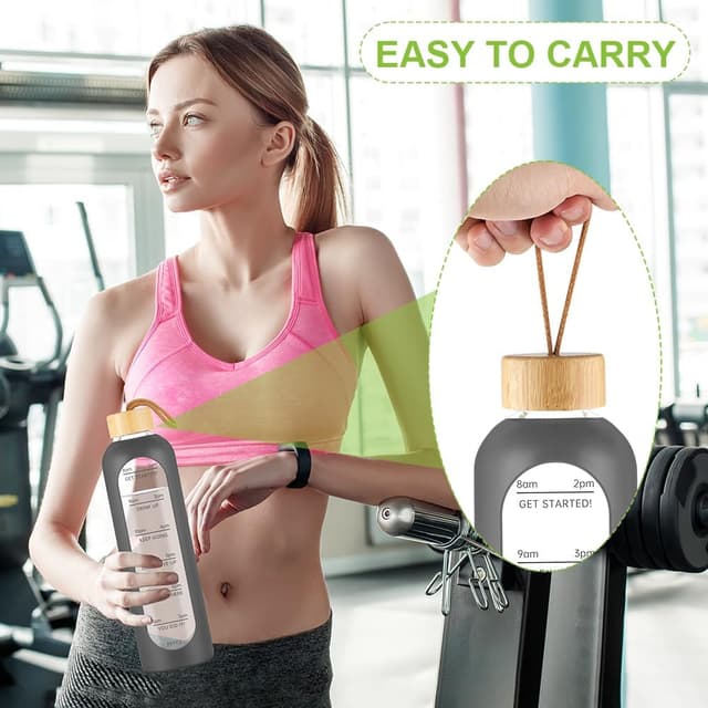 Thumbnail 6 de AOOWU Borraccia in vetro 1000 ml