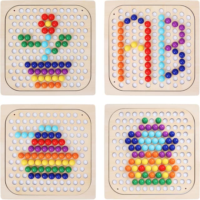 Thumbnail 4 de ANPEAC Montessori Holzspielzeug für Vorschule 3 Jahre 🎲