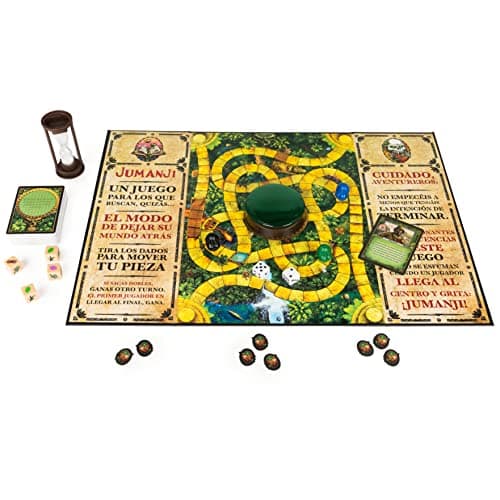 Detalle de Spin Master Games Jumanji (en español) juego de mesa familiar para 2-4 jugadores