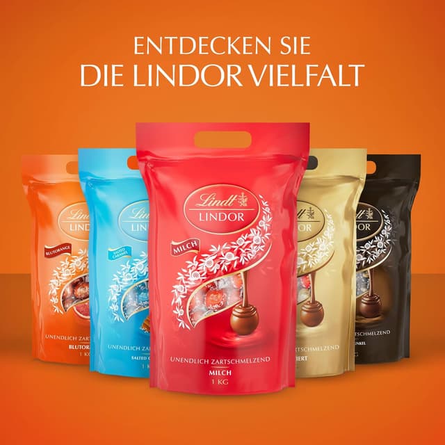 Thumbnail 5 de Lindt LINDOR Schokoladenkugeln 1 kg 🍫