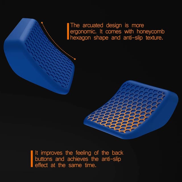 Detalle de Steam Deck back button grip upgrade set