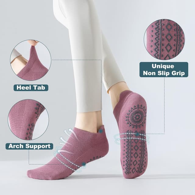 Thumbnail 4 de BISOUSOX Calcetines de Yoga antideslizantes 3 pares