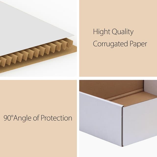 Detalle de Shipping boxes 10 x 8 x 3 in, set of 25