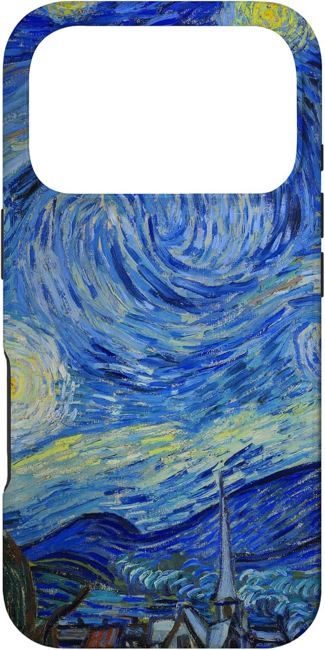 Detalle de Custodia iPhone 17 Pro Van Gogh La Notte Stellata