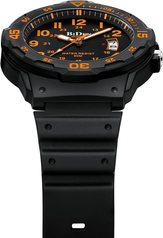 Detalle 2 de HANPOSH Herren Uhr Analog Quarz 42 mm