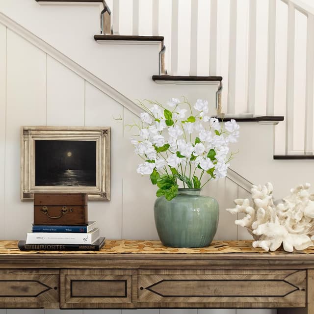 Detalle de Arborus 5 STK Kunstblumen 60 cm Erbsenblüten