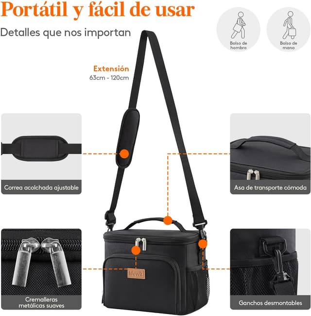 Thumbnail 5 de Lifewit Bolsa Térmica 15L