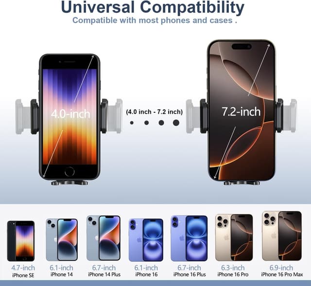 Thumbnail 6 de Arteck Car Mount 360° rotation car phone holder