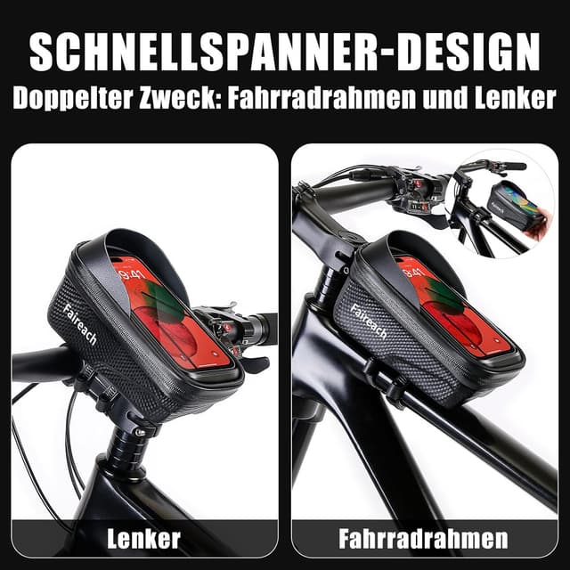 Detalle 2 de Faireach Rahmentasche Wasserdicht für 5,5-7 Zoll