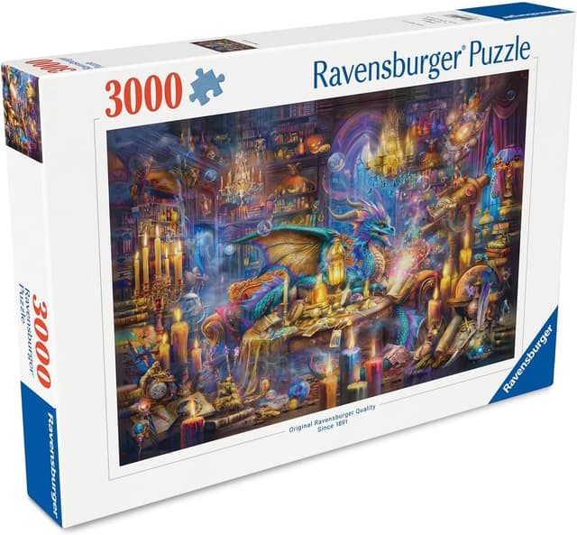 Detalle 2 de Ravensburger Puzzle 3000 pièces Bibliothèque