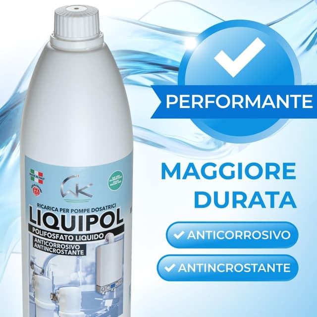 Detalle de Polyphosphates WK 1 L pour chaudière