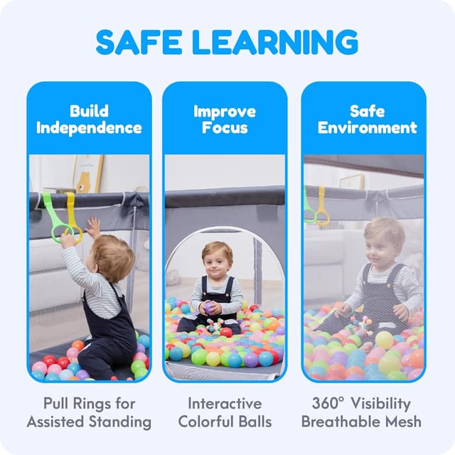 Thumbnail 4 de Orian Baby Playpen 50x74