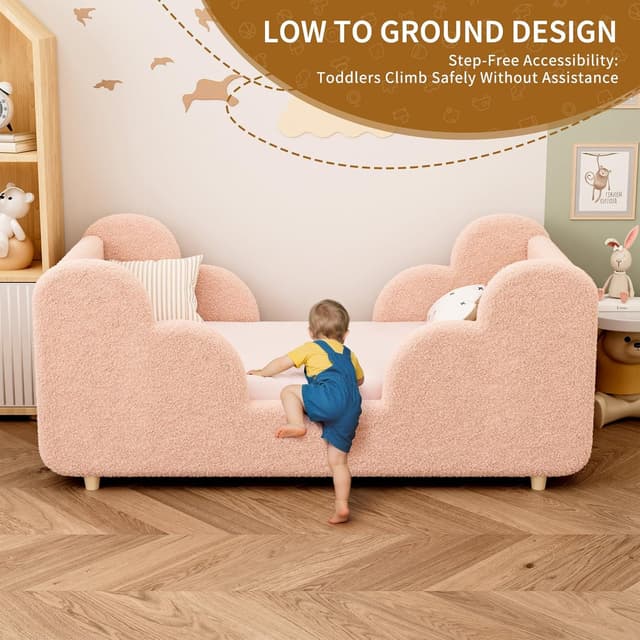 Detalle 1 de Kinderbett 70x140 mit Schutzgitter