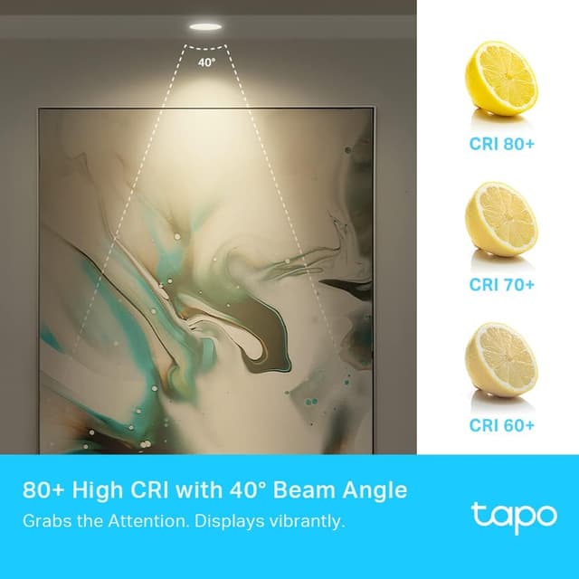 Thumbnail 5 de Tapo L610 GU10 Smart Spotlight 4-Pack 1–100% dimmable