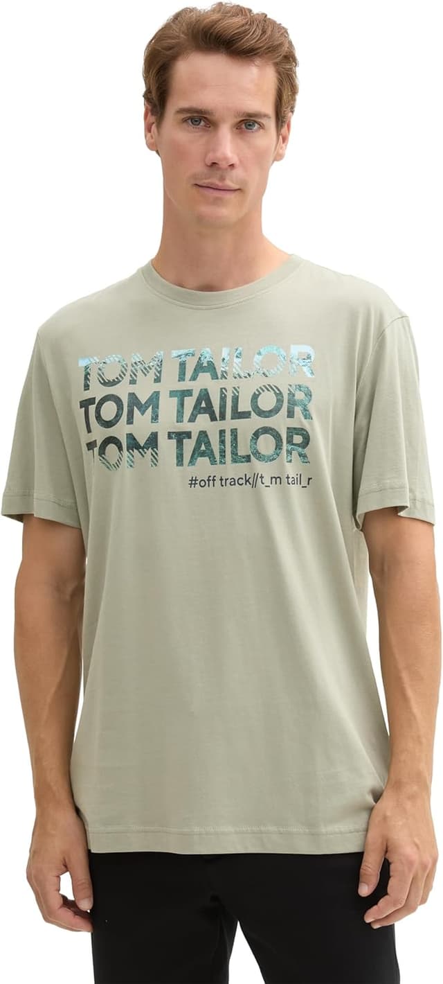 Thumbnail 6 de TOM TAILOR T-Shirt da uomo in cotone con stampa fotografica