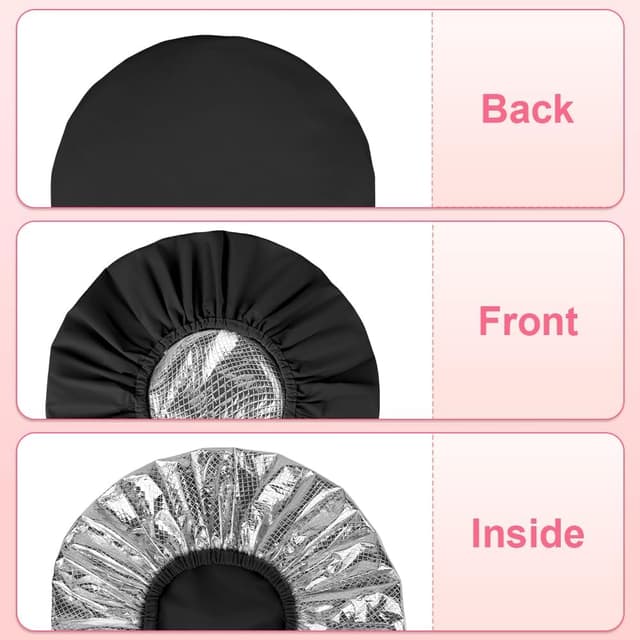 Thumbnail 4 de AOGOE Bonnet Coiffure Chauffant 2pcs