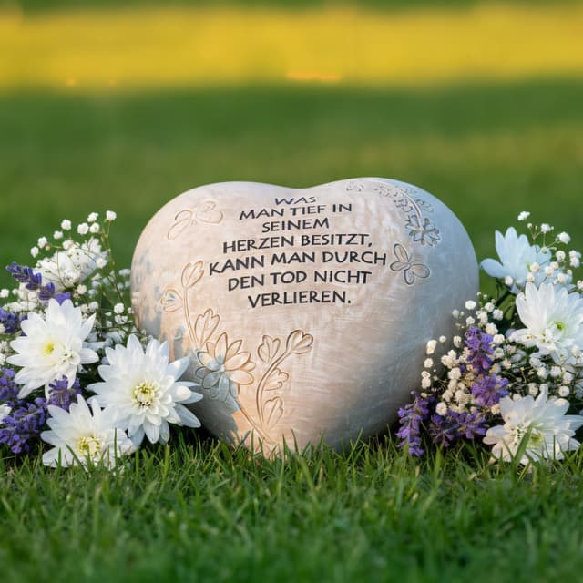 Detalle de COM-Four décoration funéraire cœur 15 cm