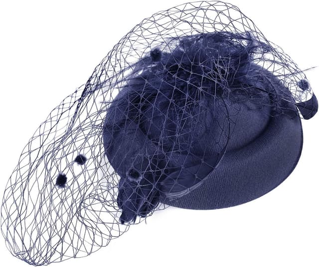 Thumbnail 4 de Tinayaue Chapeau Bibi Mariage Voile Élégant