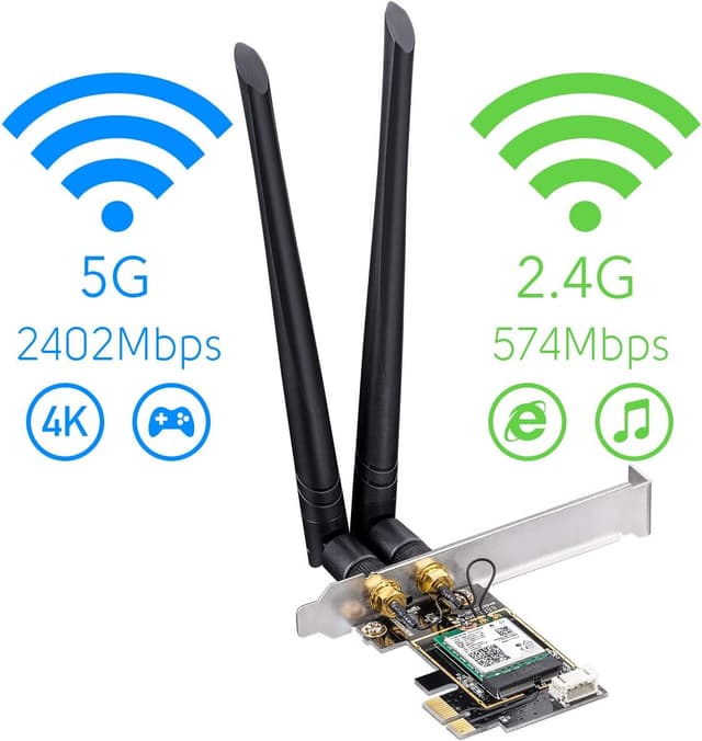 Thumbnail 3 de Cudy WE3000 V2 scheda WiFi 6 PCIe AX3000