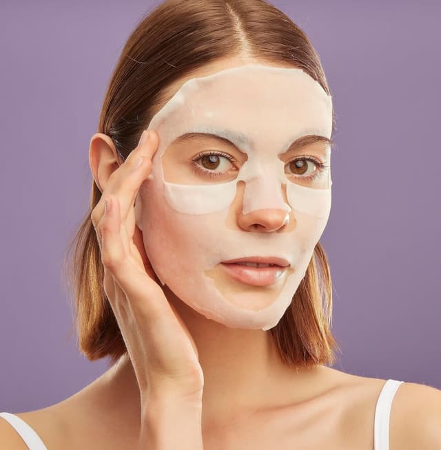 Detalle 2 de Dermolab Maschera Viso in Tessuto purificante in biocellulosa per pelli da miste a grasse