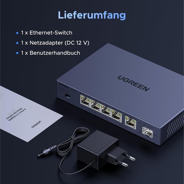 Thumbnail 6 de UGREEN 2.5G LAN Switch 5 Ports
