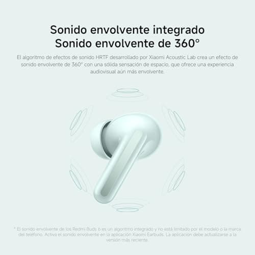 Thumbnail 6 de XIAOMI Redmi Buds 6 Auriculares inalámbricos, 42 h de autonomía