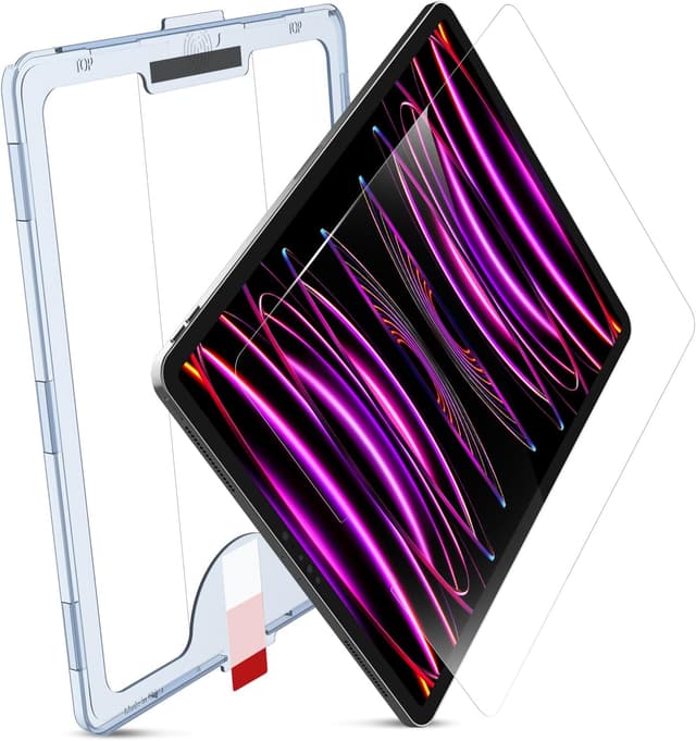 Detalle de MOBDIK Protecteur d’écran en verre trempé pour iPad Pro 11" et iPad Air 5/4 (EZ Kit) – transparent, anti-rayures