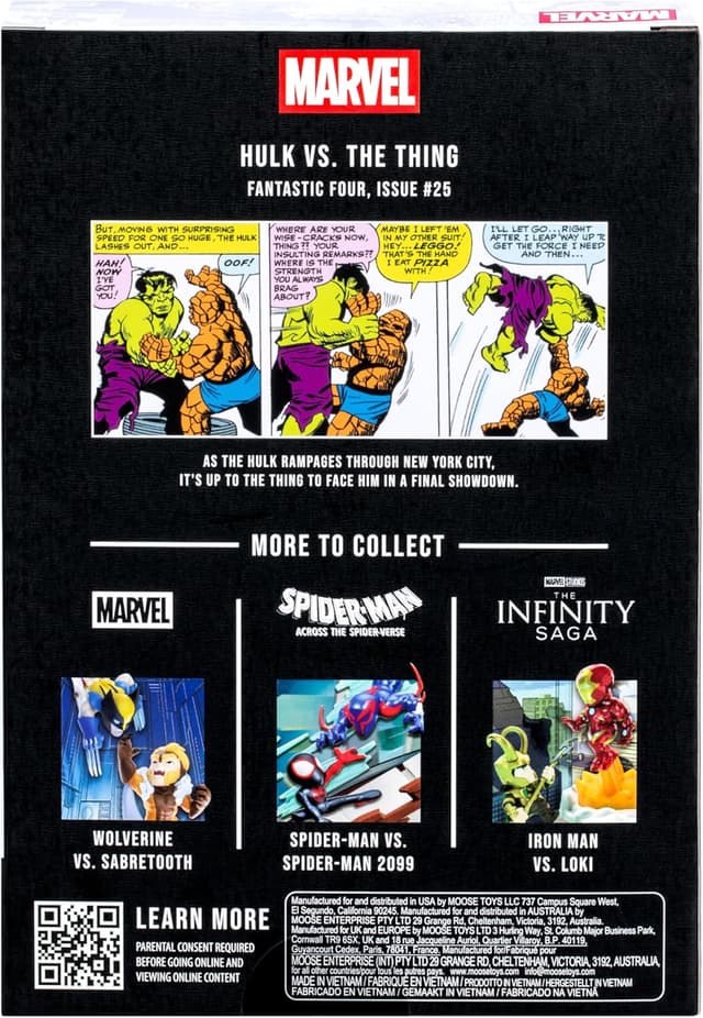 Detalle de FANDROP MV05 – Hulk VS. The Thing Marvel displayable diorama & scene marker (5 to collect, Wave 2)
