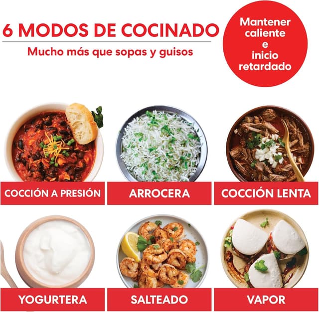 Detalle 2 de Instant Pot Duo 7 en 1: Olla a Presión Multifuncional 🍲