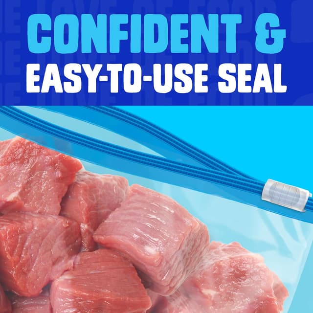 Thumbnail 3 de Ziploc Quart Slider Freezer Bags 136ct